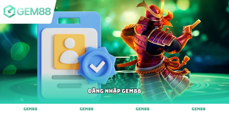 Thao tác thực hiện đăng nhập GEM88 an toàn trên giao diện web